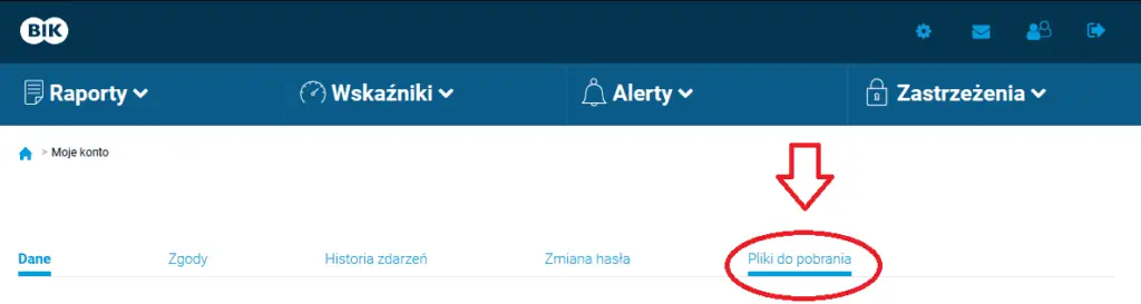 Pliki do pobrania - BIK